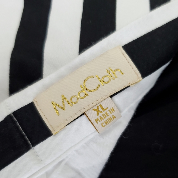 ModCloth Dusk and Stunner Striped Midi Skirt - Picture 13 of 14